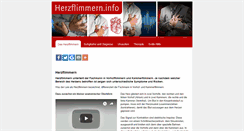 Desktop Screenshot of herzflimmern.info